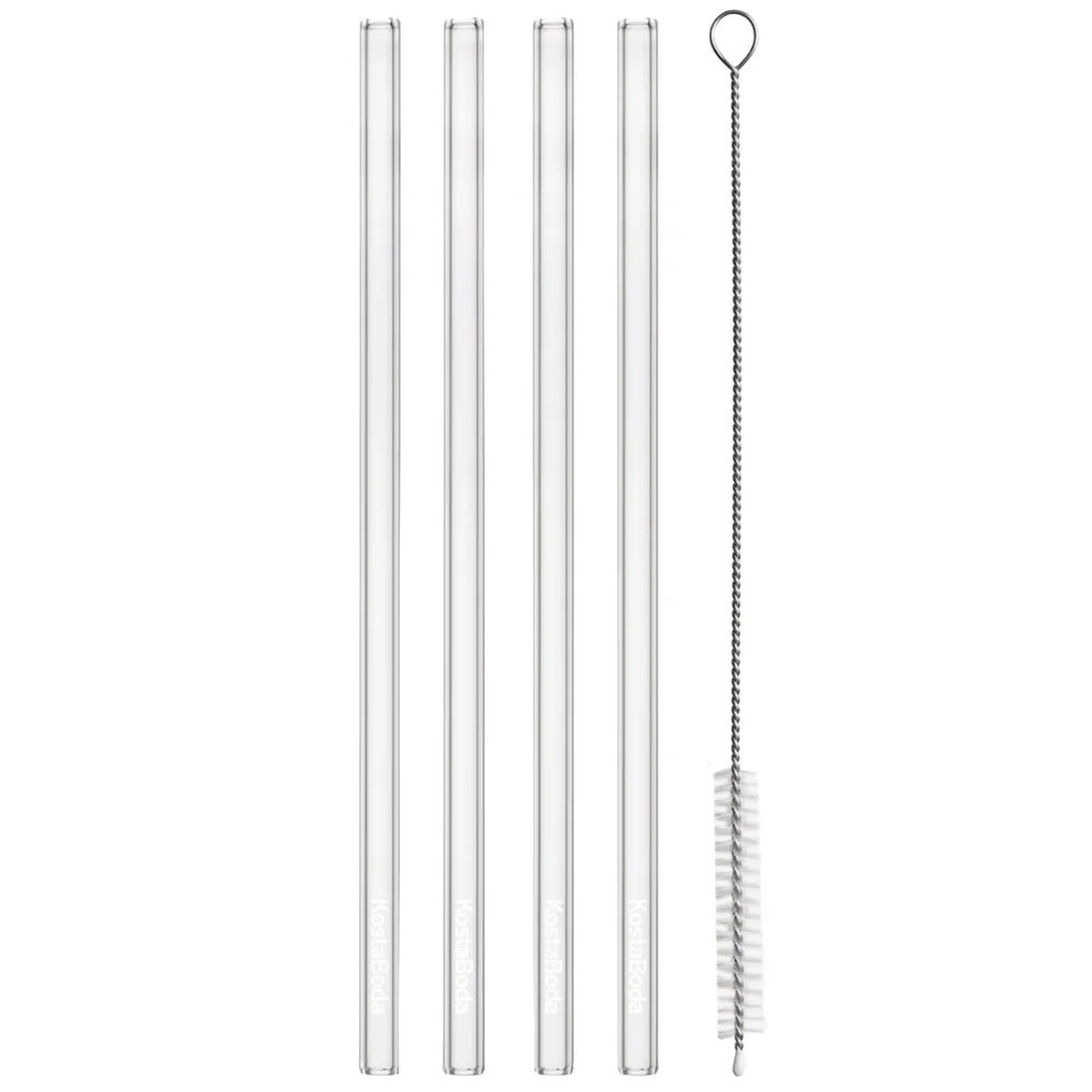 Viva Sugerør 4-pk, Glass v:2867693