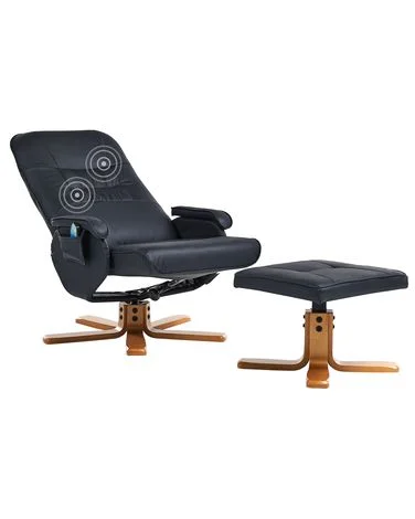 Massasjestol RELAXPRO Kunstskinn Svart v:1113969
