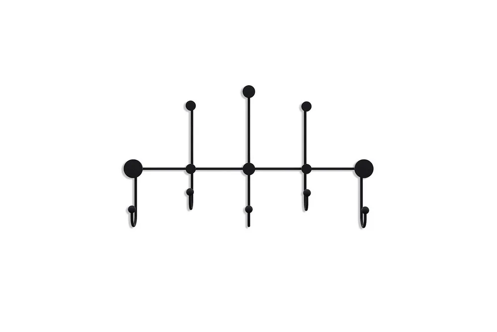 Metall Vegghook Ranjita Svart v:6162799
