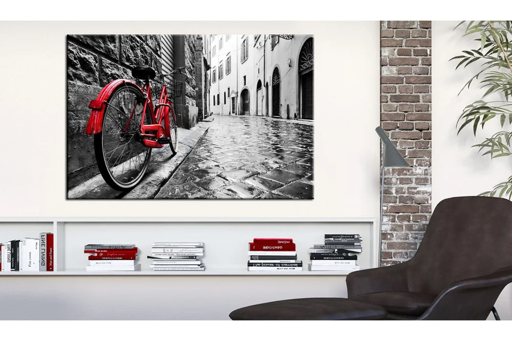 Tavle Vintage Red Bike 90X60 v:3186377
