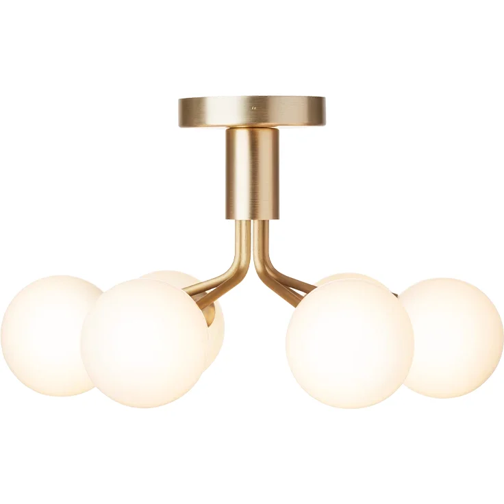 Apiales 6 Plafond, Messing / Opal v:7857648 Apiales 6 Plafond, Messing / Opal v:7857648