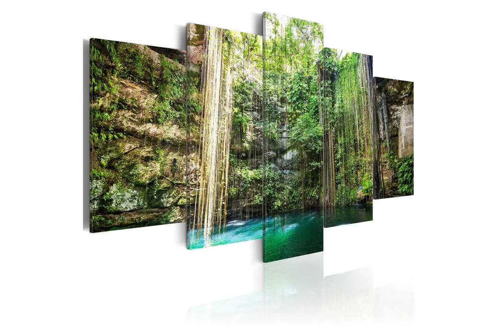 Bilde Waterfall Of Trees 100x50 v:4647642