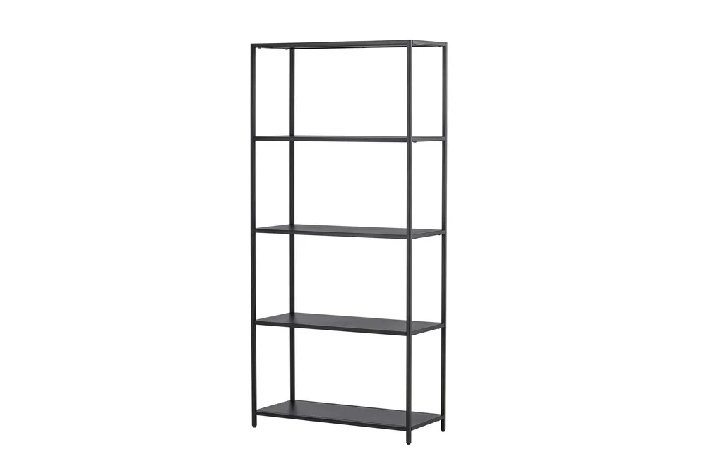 Montevideo bokhylle 70x30 cm svart v:6423685