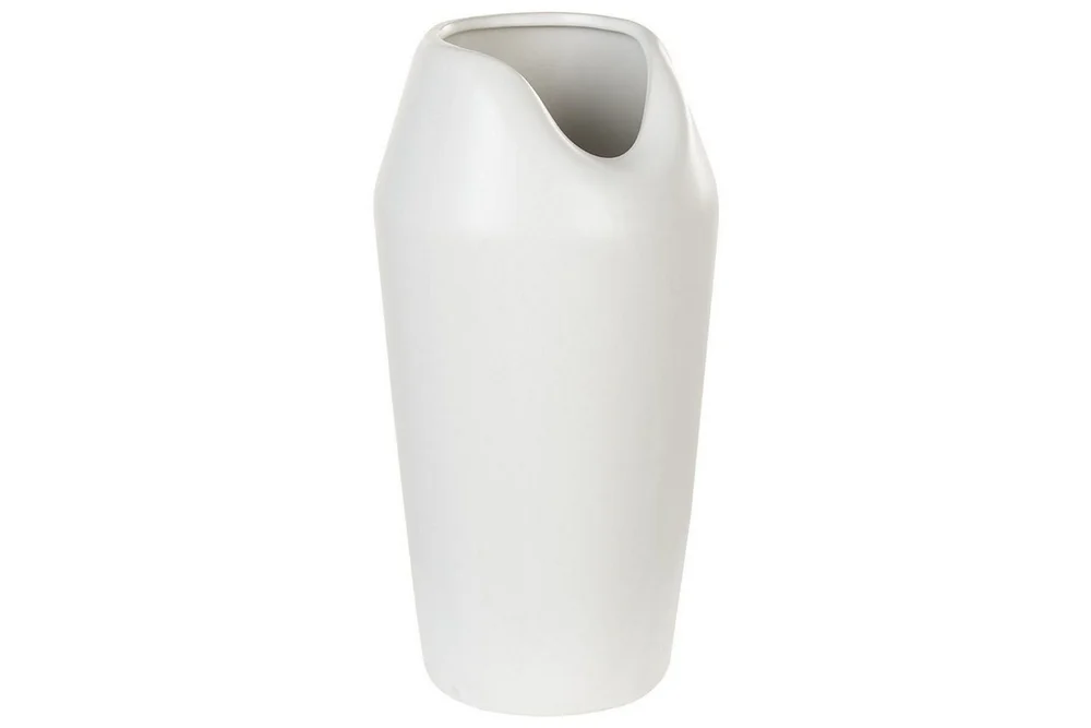 Dekorationsvas Beliani Apamea White v:4750688 Dekorationsvas Beliani Apamea White v:4750688