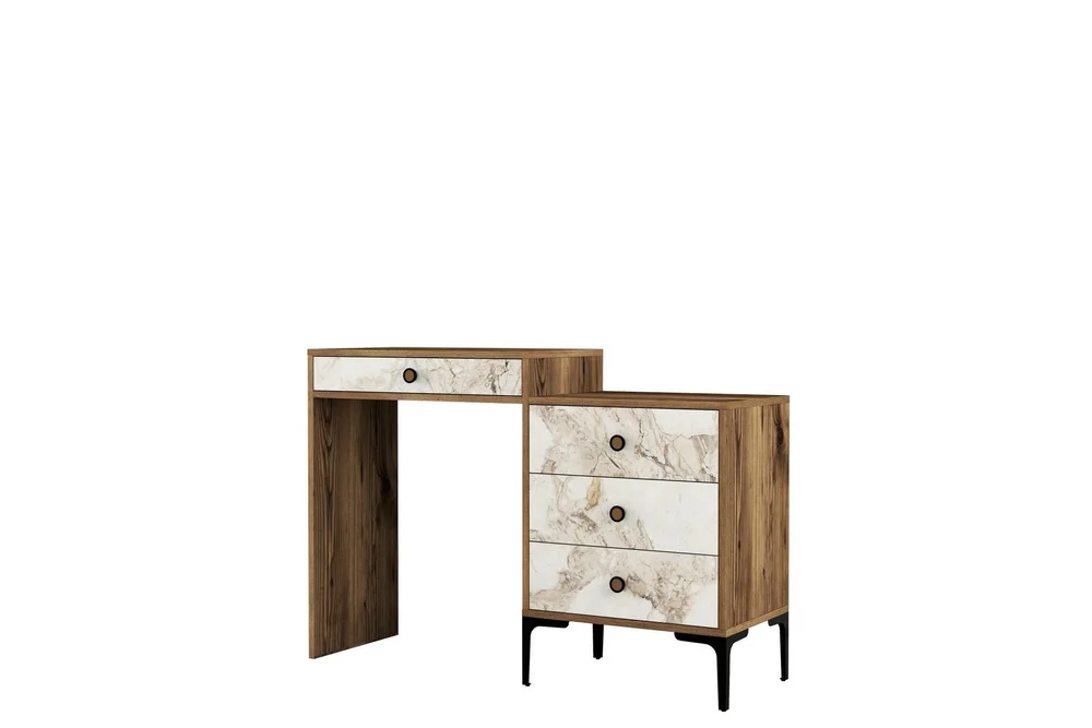 Ameias Sminkebord 124×84,7 cm Brun/Hvit v:9454275 Ameias Sminkebord 124×84,7 cm Brun/Hvit v:9454275