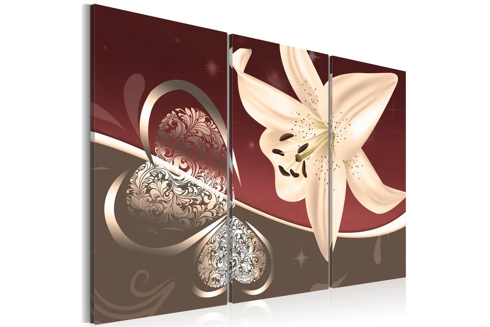Bilde Abstraction With Lily Triptych 120×80 v:1628288