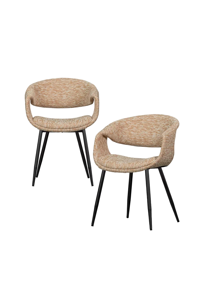 Yossi spisestol - sett med 2 - Beige m v:7791502