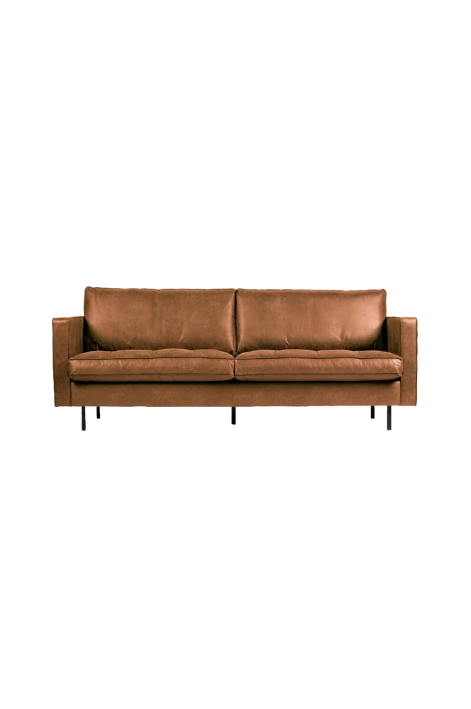 Soffa Rodeo 2,5-sits, klassisk stil – Brun m v:7932227