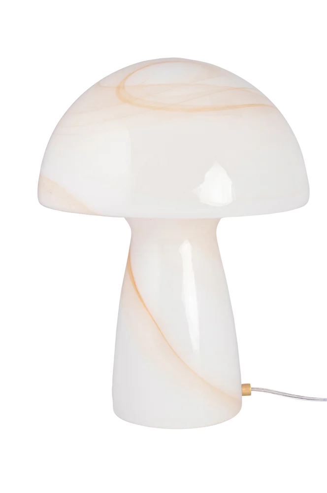 Bordlampe Fungo Swirl ⌀ 30 cm – Beige – Belysning | m v:7901380 Bordlampe Fungo Swirl ⌀ 30 cm – Beige – Belysning | m v:7901380