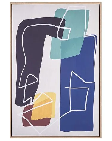 Lerret FRISA 63 x 99 cm Abstrakt motiv Flerfarget v:2802379 Lerret FRISA 63 x 99 cm Abstrakt motiv Flerfarget v:2802379