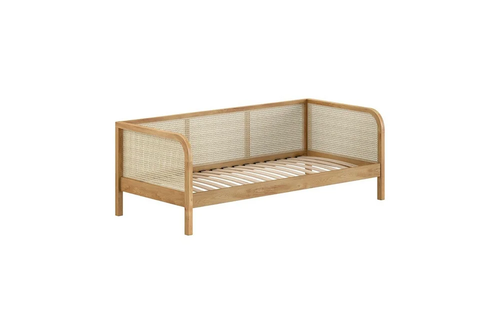 Kabin seng 90 x 200 cm Rattan Eik v:9571249 Kabin seng 90 x 200 cm Rattan Eik v:9571249