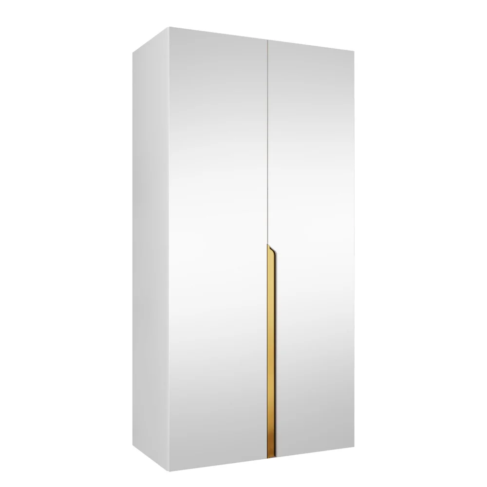 Milias Garderobeskap med speil 100x202 cm v:4987626