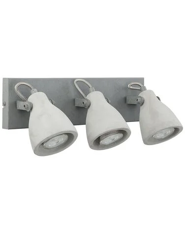Spotlampe med 3 lys MISTAGO Justerbar Betong Grå v:1807892