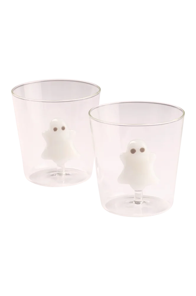 GHOST glass 2-pakke – Transparent – Kjøkken & husholdning | m v:3971983