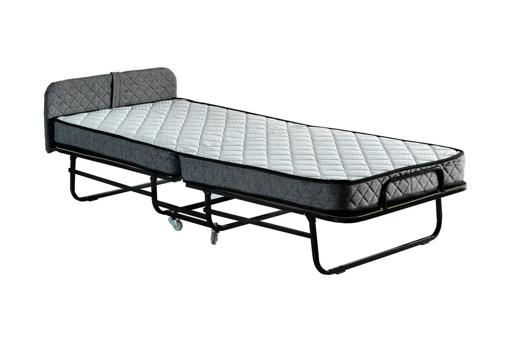 Folding Bed Hvit|Grå v:2604344