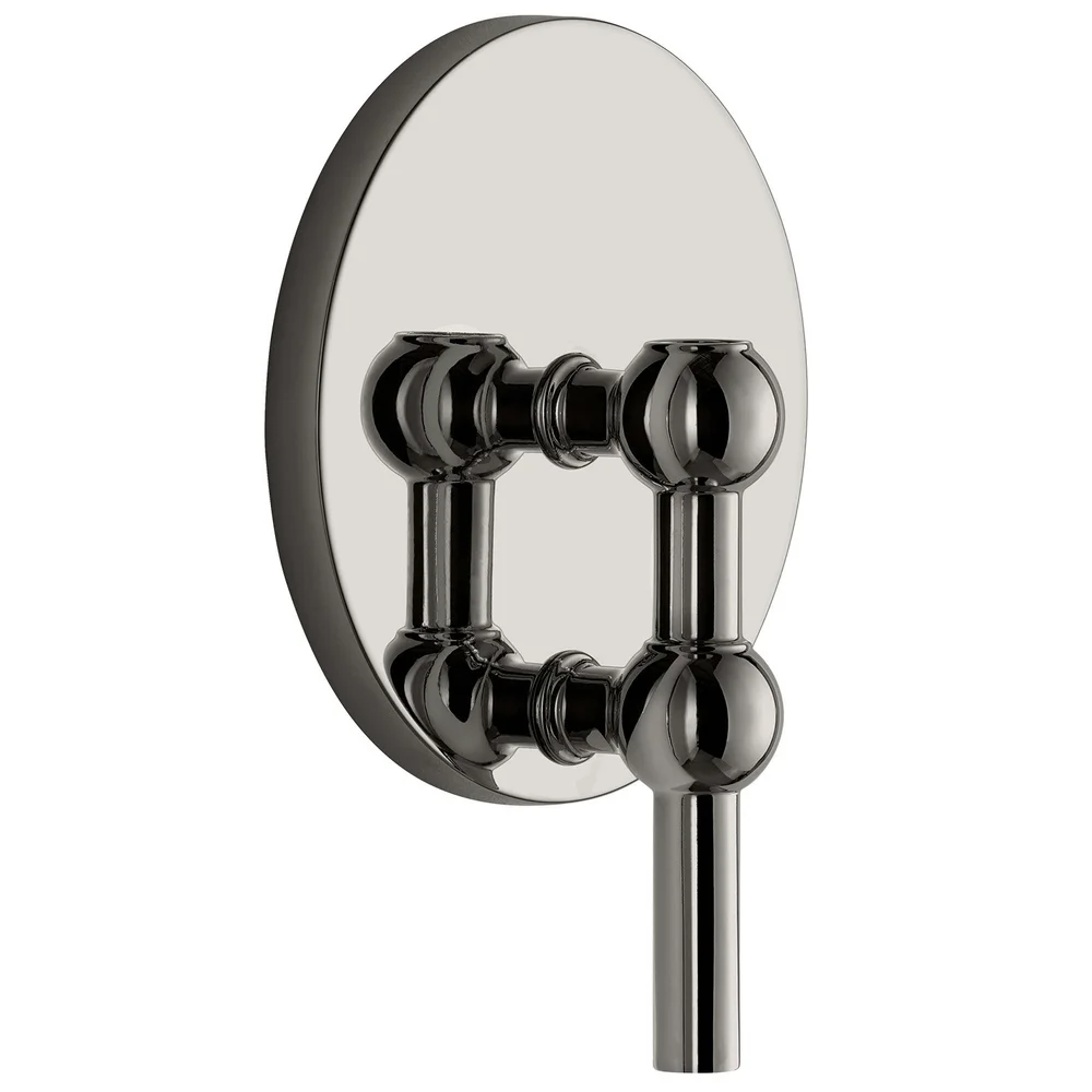 Nagel Vegglysholder, Sort Krom v:2020185 Nagel Vegglysholder, Sort Krom v:2020185