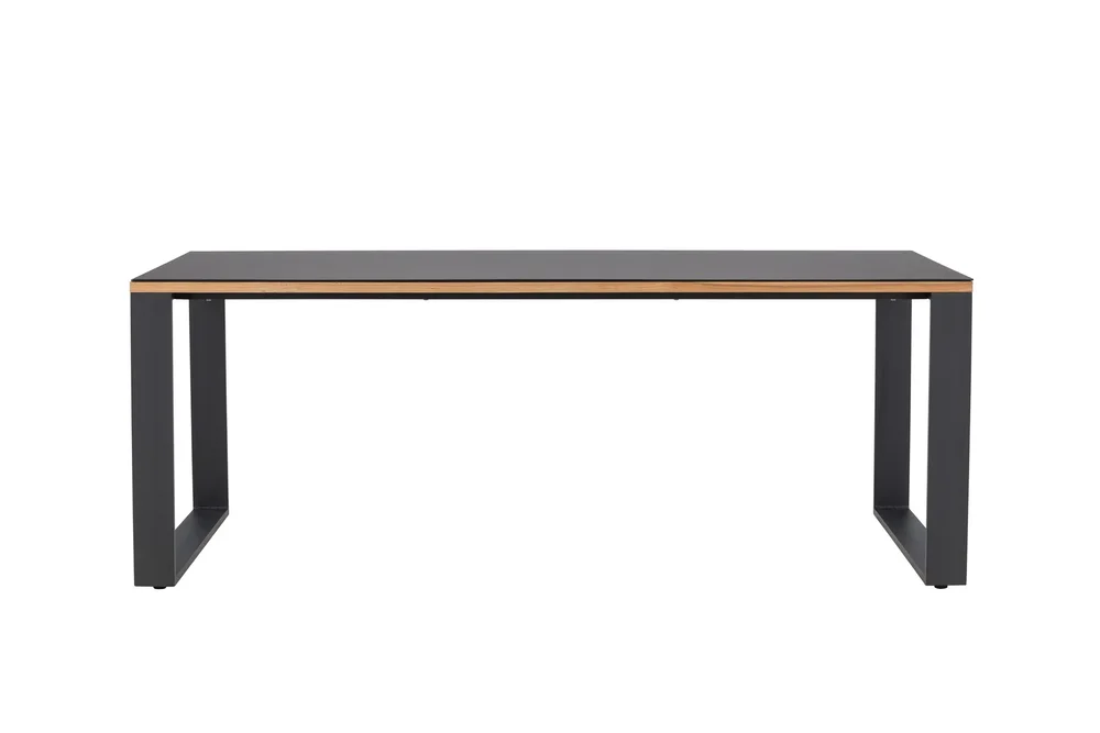 Aspvik Spisebord 100×200 cm Svart v:6467962 Aspvik Spisebord 100×200 cm Svart v:6467962