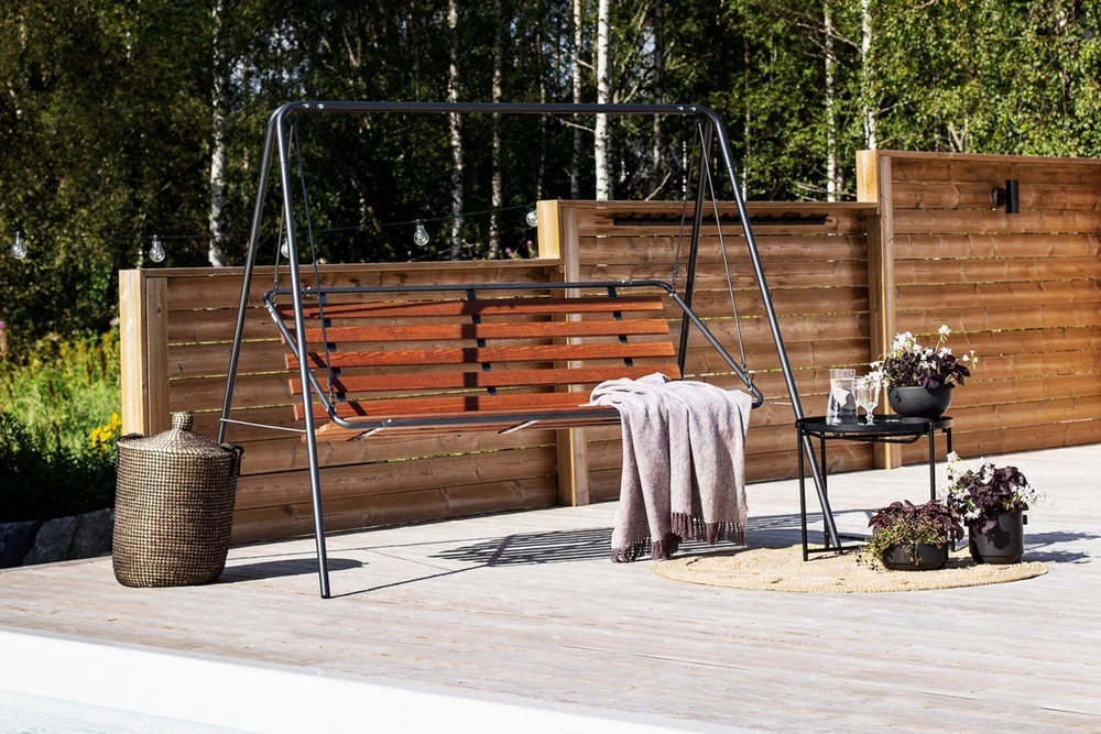 Suvisaari 3- pers. hage huske, cappuccino v:8514714 Suvisaari 3- pers. hage huske, cappuccino v:8514714