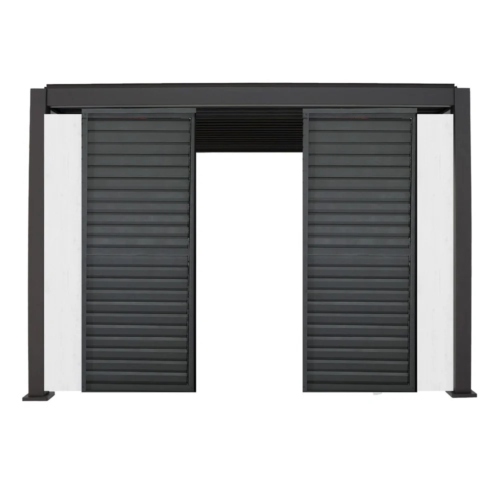 Middle Panel of Louvers Wall for Gazebo HOME4YOU v:4295071