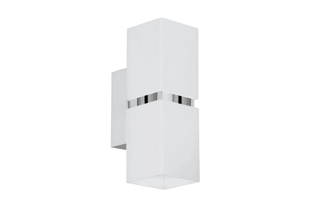 Vegglampe Eglo Passa krom, hvit v:5539210
