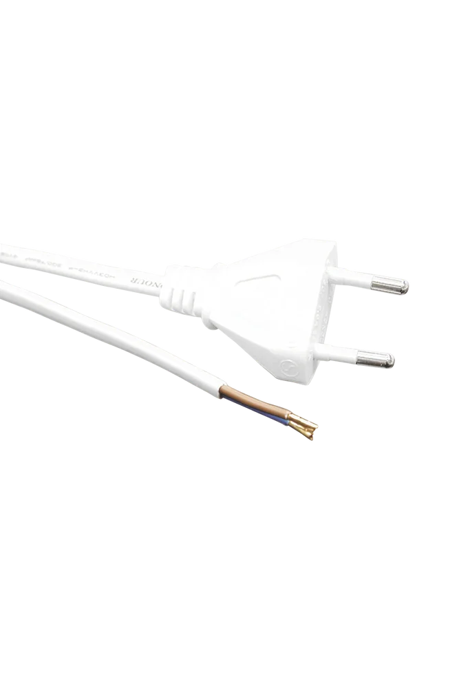 Ledningssett 2M, EU Flat 2×0,75 – Hvit – Belysning | m v:6252260 Ledningssett 2M, EU Flat 2×0,75 – Hvit – Belysning | m v:6252260