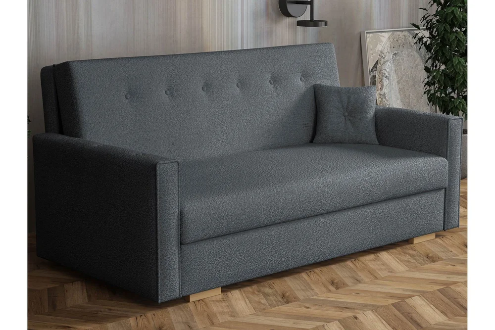 Ajiz Sovesofa 3-seter i Bouclé v:6332969