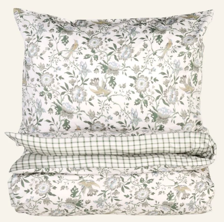 Sateng sengesett multi grønn – 200×220 cm v:4229531 Sateng sengesett multi grønn – 200×220 cm v:4229531