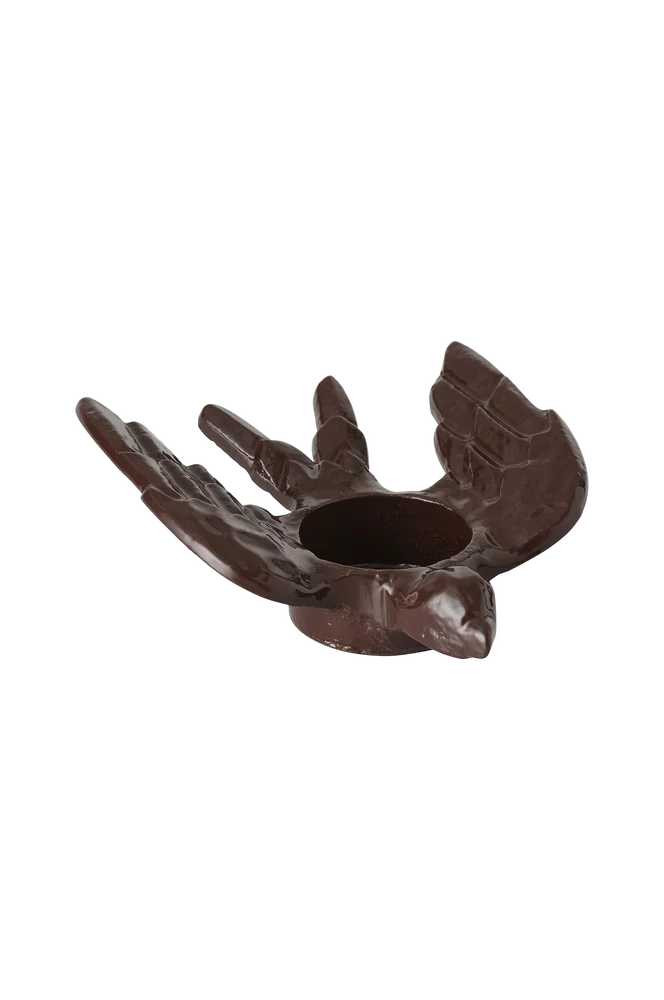 Telysholder Peace Bird – Brun – Dekor | m v:8674092
