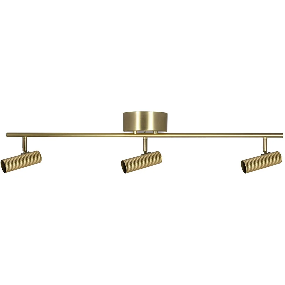Hubble 3 Long Taklampe, Brushed brass v:2429733