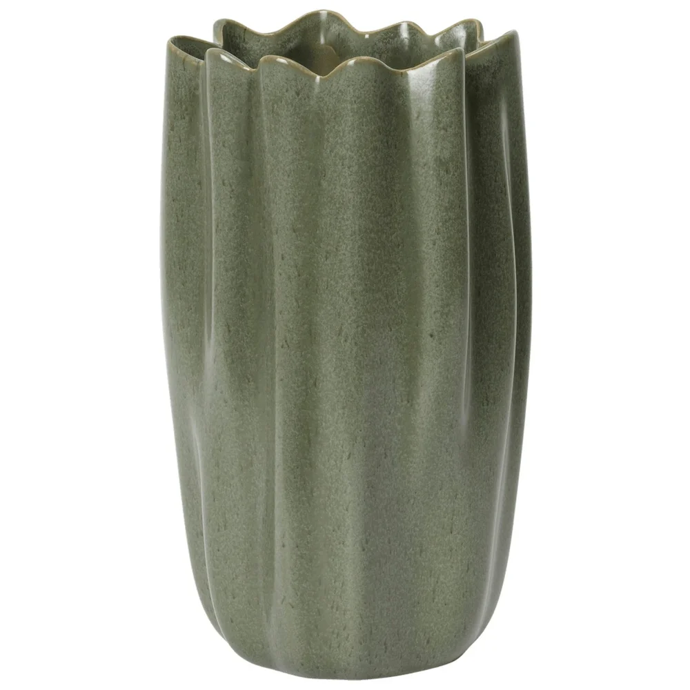 Nium Vase 23 cm, Dark Sage v:5049545