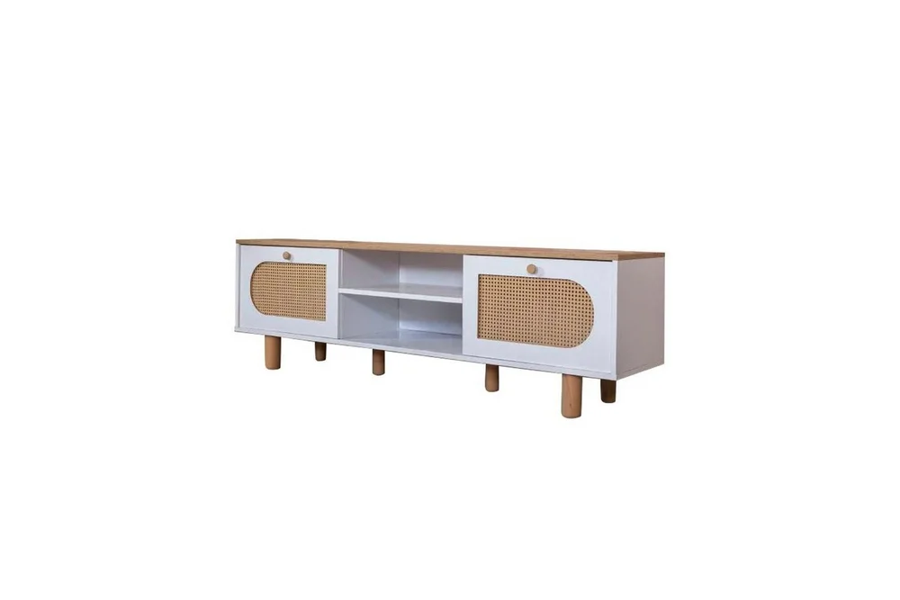 TV-bord Terra Hvit / Eik v:6826965