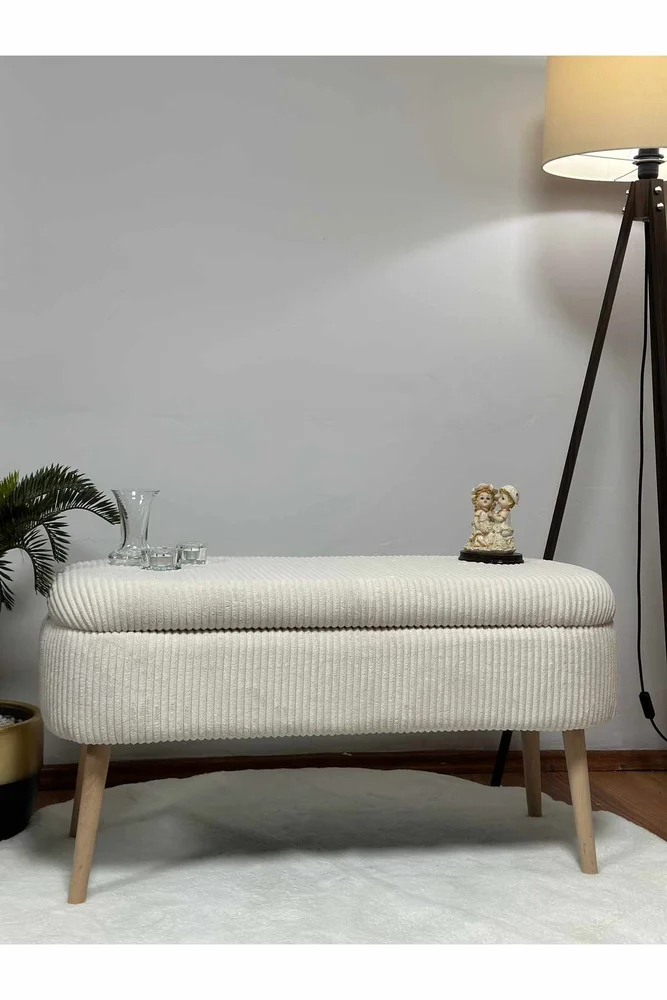 Pouffe with Storage Atelier Del Sofa Cream v:5339306