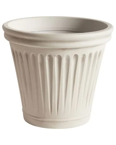 Blomsterpotte MAIZE 43 cm Lys beige v:1227810