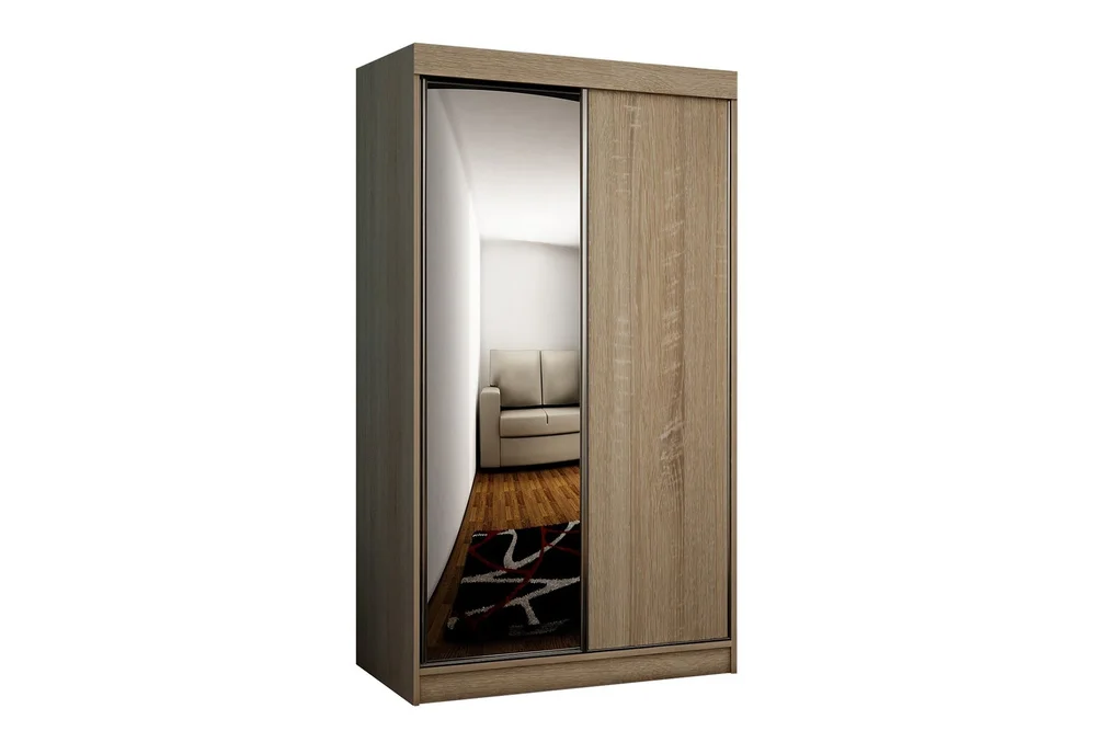 Dunkra Garderobeskap Med Speil 100x200 cm v:8197154