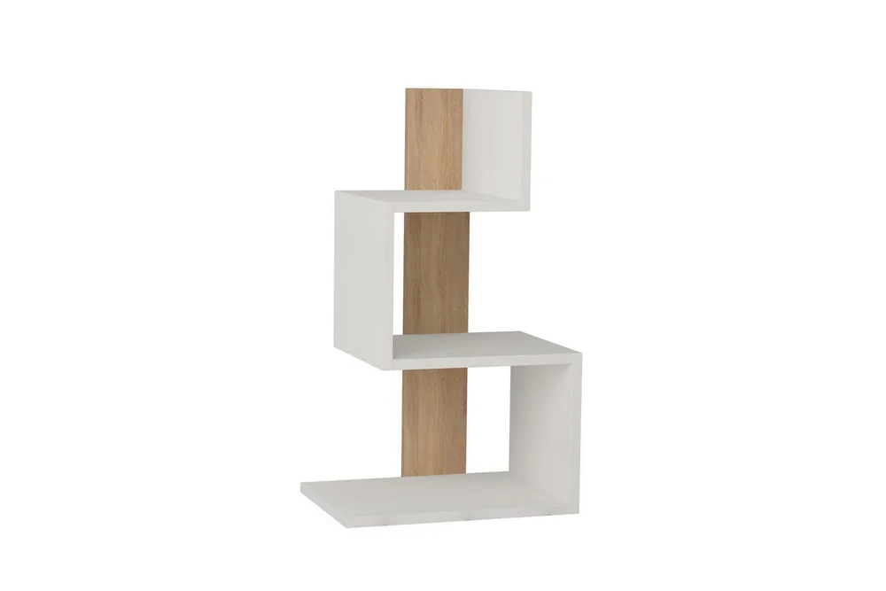 Sidebord Veyaie Hvit / Eik v:4613545
