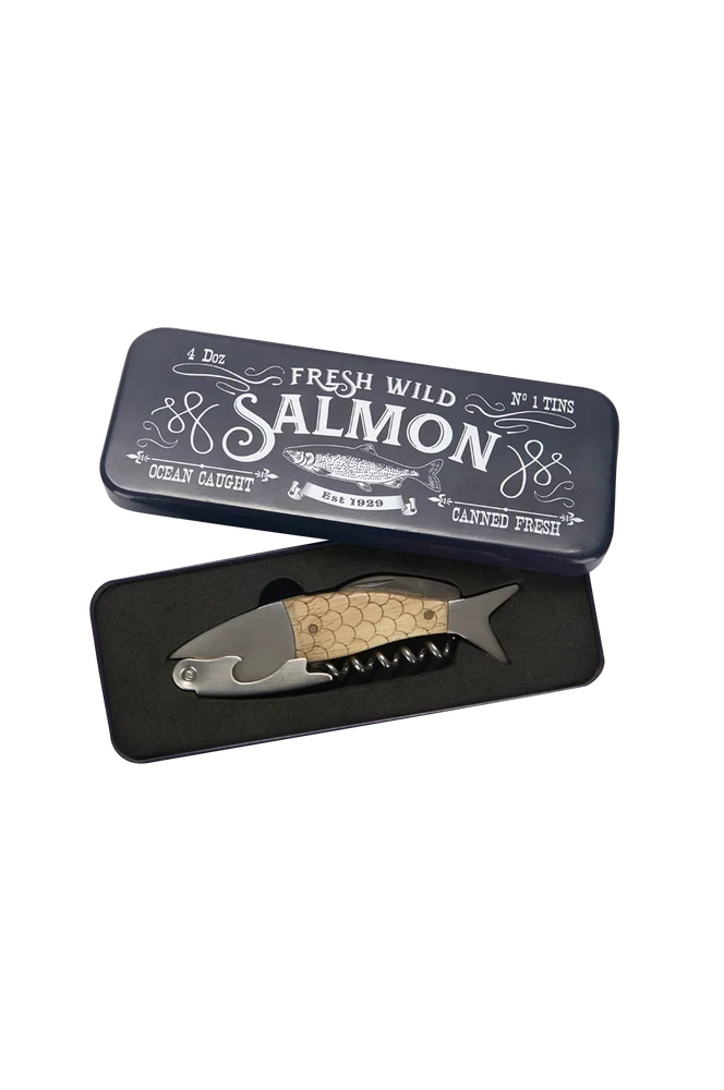 Korketrekker, Wild Salmon , tinn – Beige – Kjøkken & husholdning | m v:8066585 Korketrekker, Wild Salmon , tinn – Beige – Kjøkken & husholdning | m v:8066585
