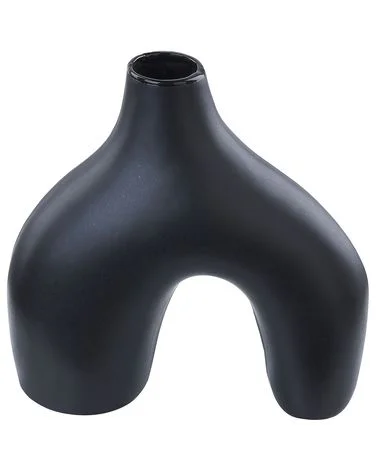 Blomstervase LAMIA 30 cm Keramikk Svart v:7037343 Blomstervase LAMIA 30 cm Keramikk Svart v:7037343