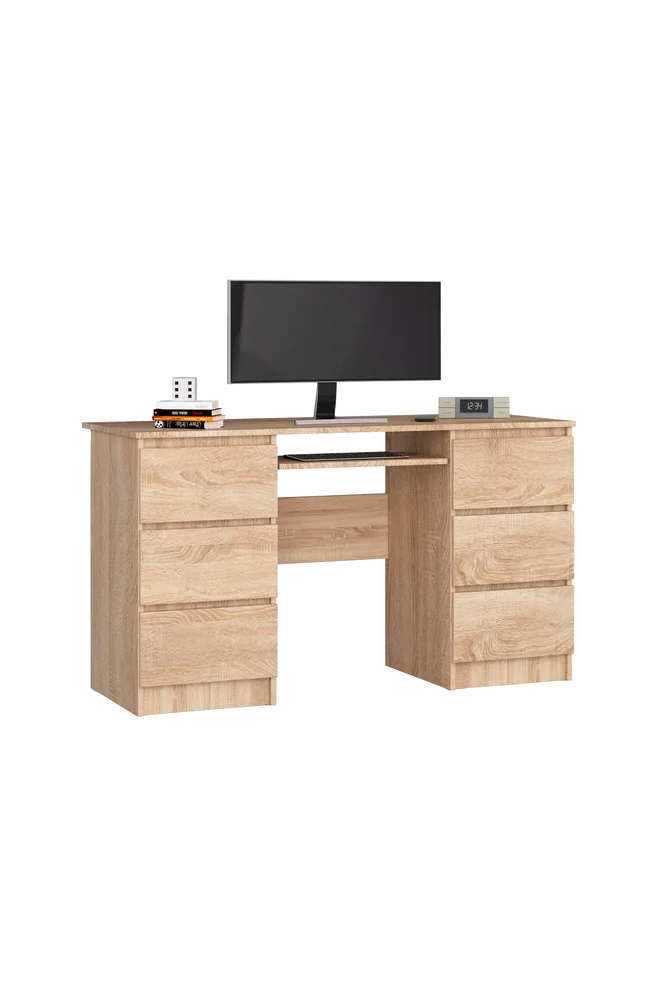 Akord A-11 datapult med 6 skuffer – Brun m v:9605277 Akord A-11 datapult med 6 skuffer – Brun m v:9605277