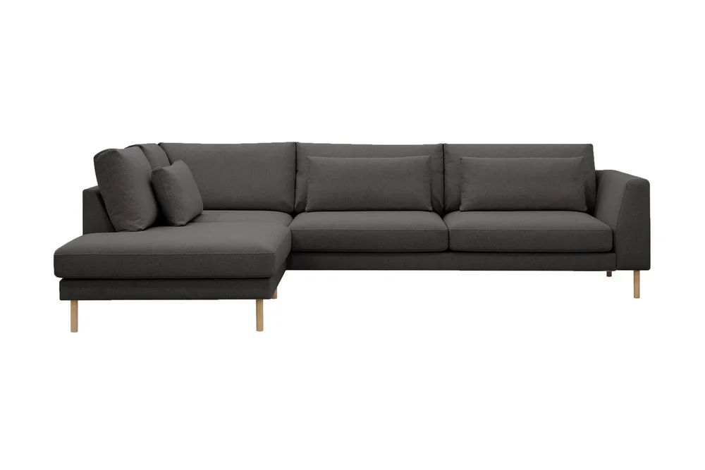 Florenz 4-seters Venstrevendt L-formet Sjeselongsofa i Stoff v:5463828