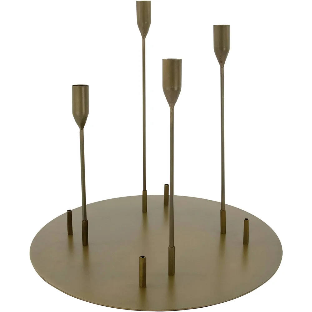 Advent Lysestake Ø40×38 cm, Antikk Messing v:4131861 Advent Lysestake Ø40×38 cm, Antikk Messing v:4131861