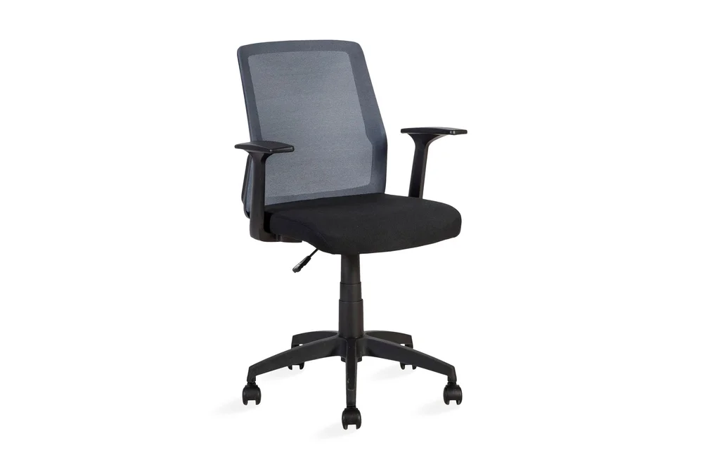 Kontorstol ALPHA 60x55xH875-95cm svart/grå v:3038831 Kontorstol ALPHA 60x55xH875-95cm svart/grå v:3038831