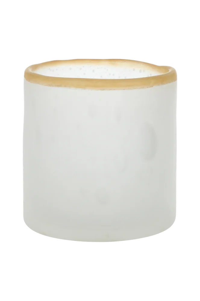 Telyslykt Estella høyde 12 cm – Gul – Dekor | m v:5284504