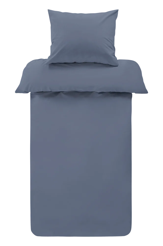 Bedset Zack Percale Single - Blå - Tekstiler | m v:7980225