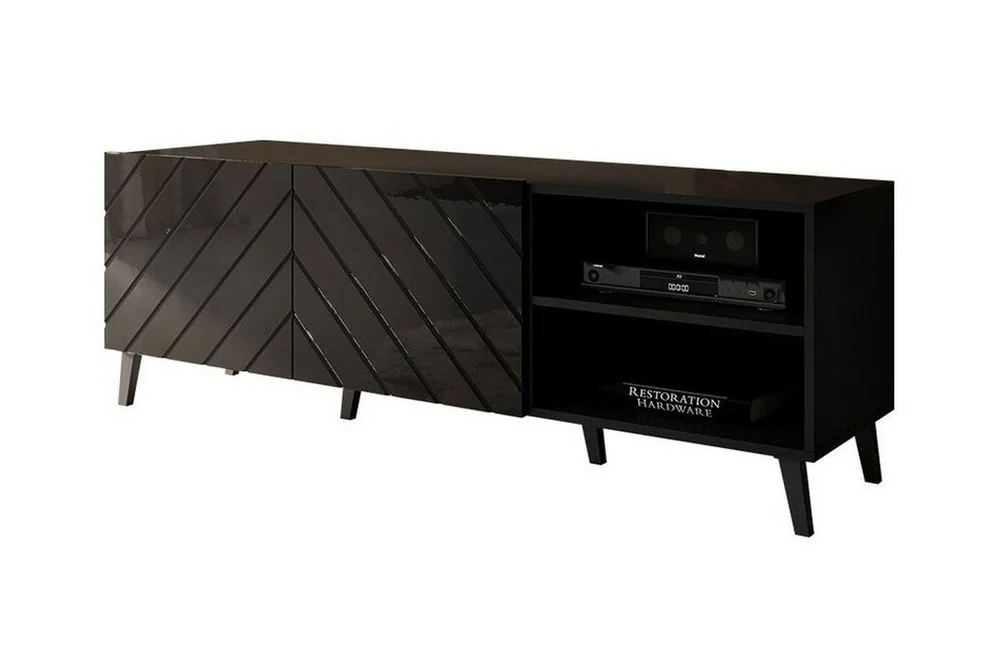 Strontian Tv-skåp 150 cm Scandinavian Choice Black v:5868184