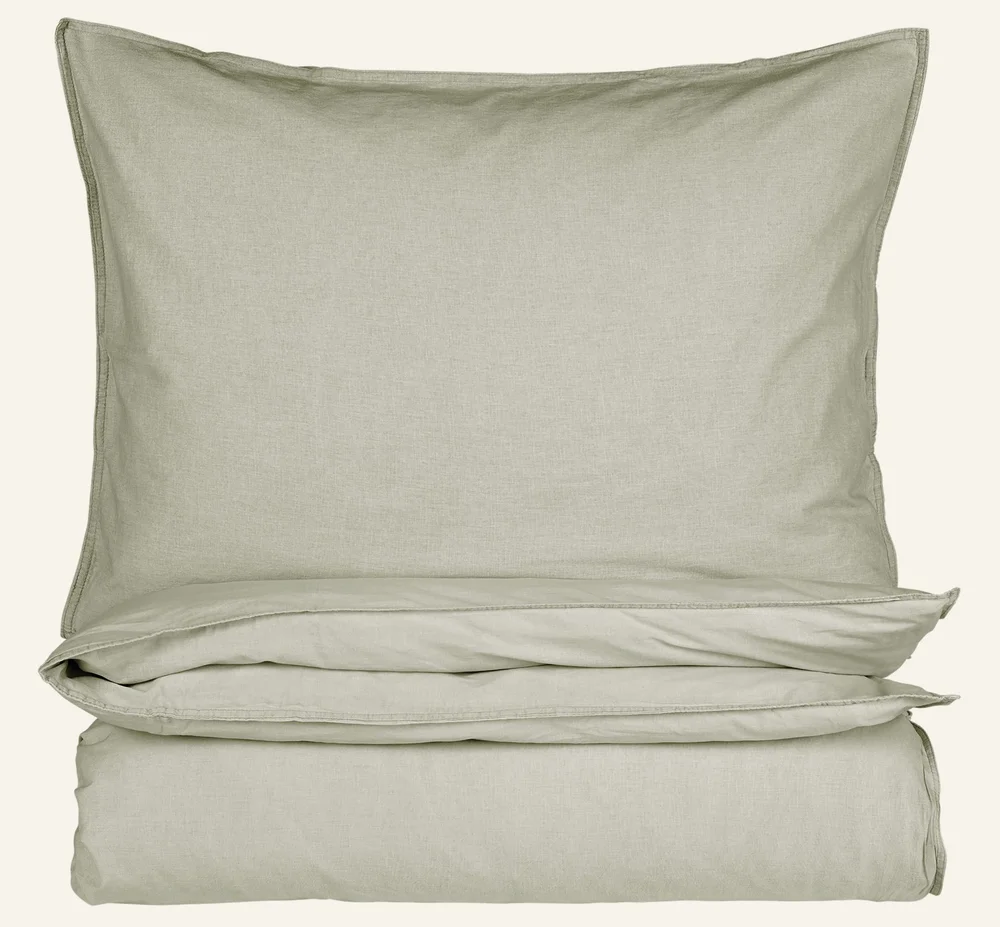 Bomull sengesett lindegrønn – 140×200 cm/50×70 cm v:4741661 Bomull sengesett lindegrønn – 140×200 cm/50×70 cm v:4741661