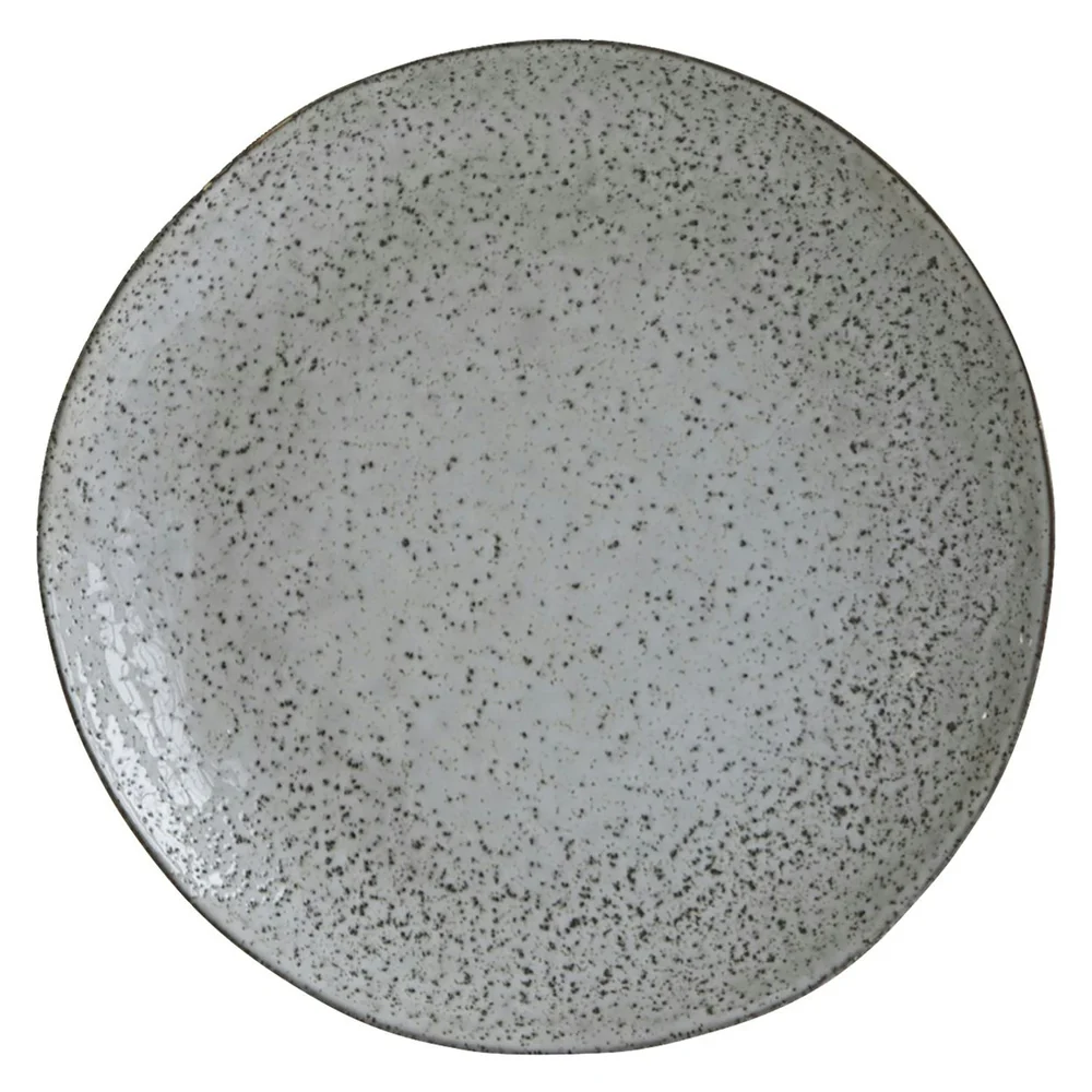 Rustic Tallerken Ø27,5 cm, Grå / Blå v:6297016 Rustic Tallerken Ø27,5 cm, Grå / Blå v:6297016