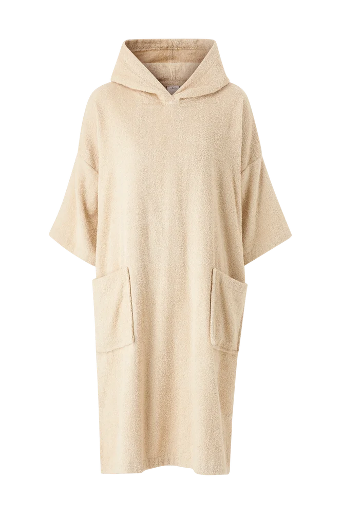 Poncho i frotte – Beige – Tekstiler | m v:6022728 Poncho i frotte – Beige – Tekstiler | m v:6022728