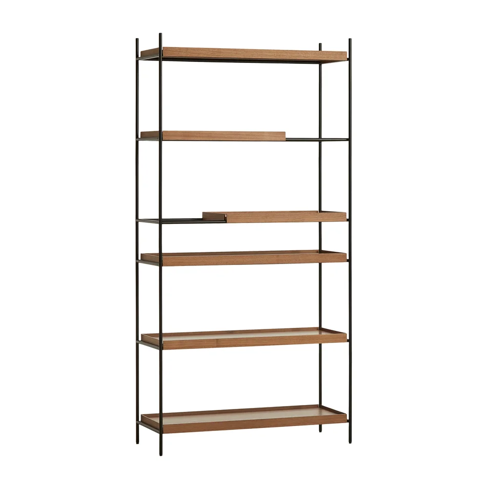 Tray hylle høy valnøtt v:358260 Tray hylle høy valnøtt v:358260