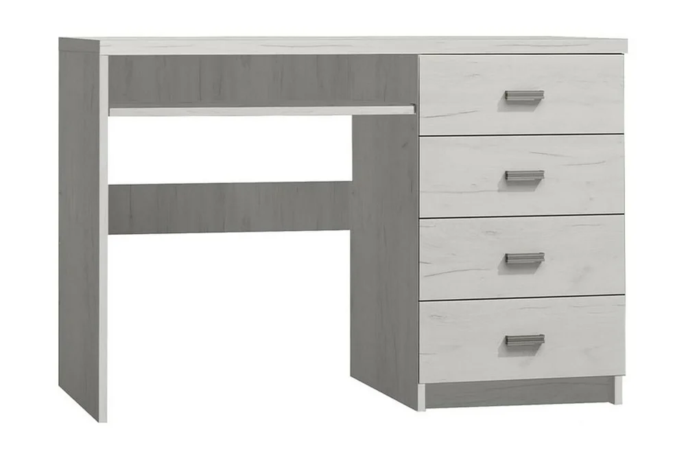 Castillia Skrivebord 120 cm med Oppbevaring 4 Skuffer + Hyll v:7754585 Castillia Skrivebord 120 cm med Oppbevaring 4 Skuffer + Hyll v:7754585