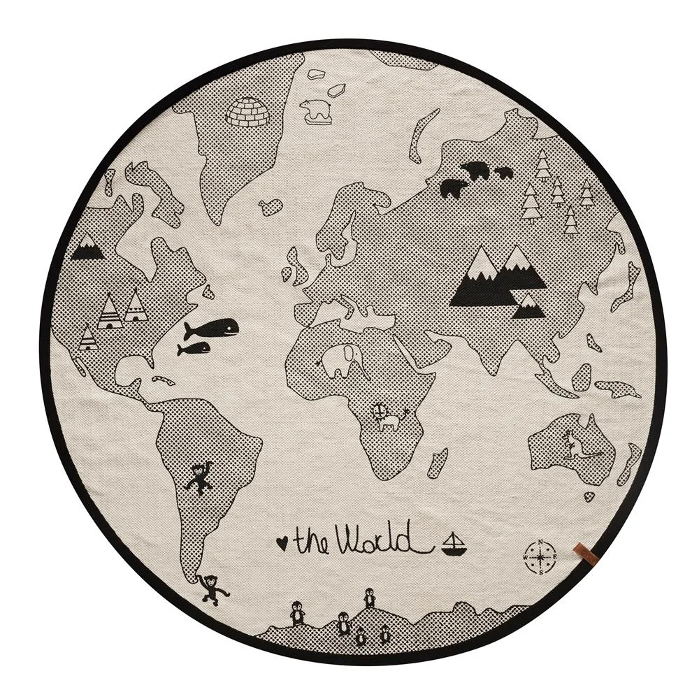 The world gulvteppe (barn) Ø 135 cm v:2228333 The world gulvteppe (barn) Ø 135 cm v:2228333